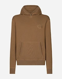 Wool and silk hoodie with DG patch