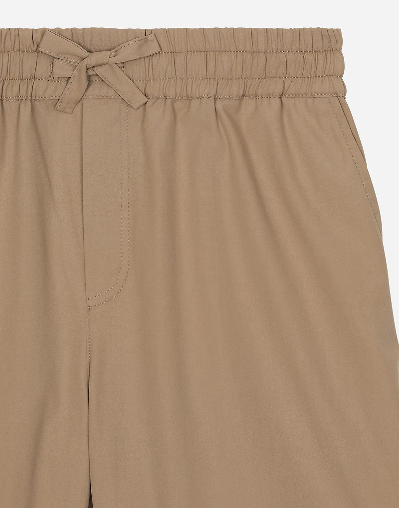 Poplin shorts with DG logo