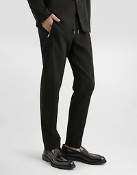 Jersey jogging pants with DG patch