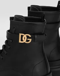 Calfskin ankle boots