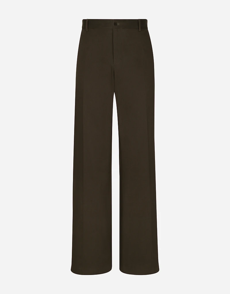 Tailored cotton pants