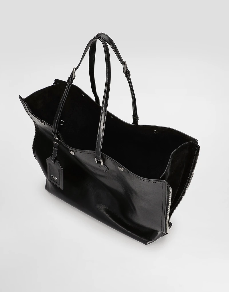 Atene calfskin shopping bag