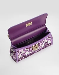 Small Sicily handbag with Majolica embroidery