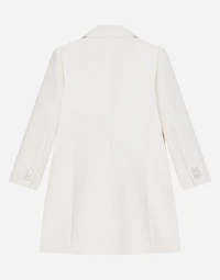 Double-breasted cady coat