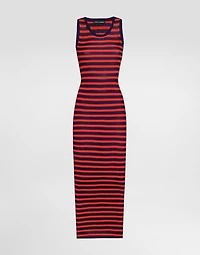 Ribbedbed viscose tank top dress