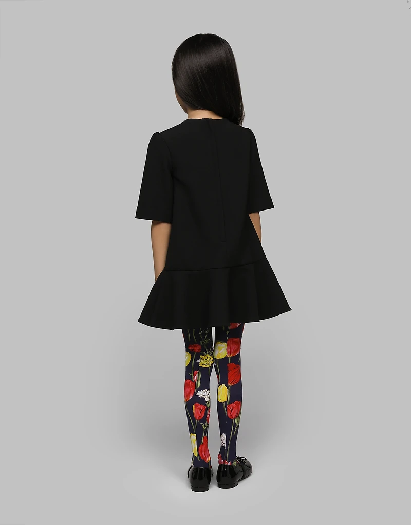 Cady dress with branded buttons