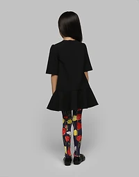 Cady dress with branded buttons