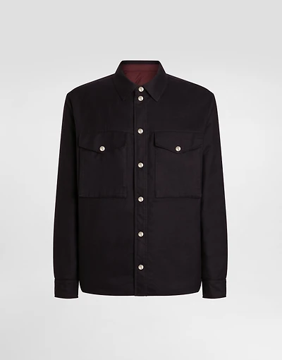 Reversible shirt jacket