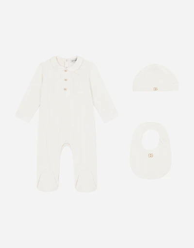 3-piece interlock gift set with DG logo