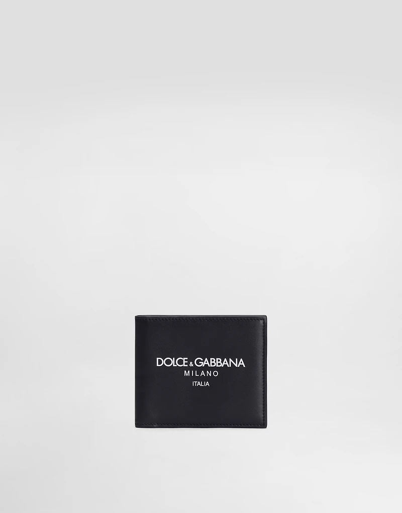 Calfskin bifold wallet