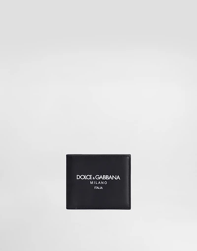 Calfskin bifold wallet