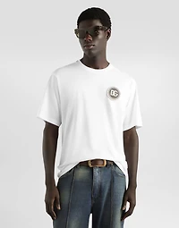 Cotton t-shirt with patch