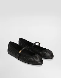 Nappa leather ballet flats