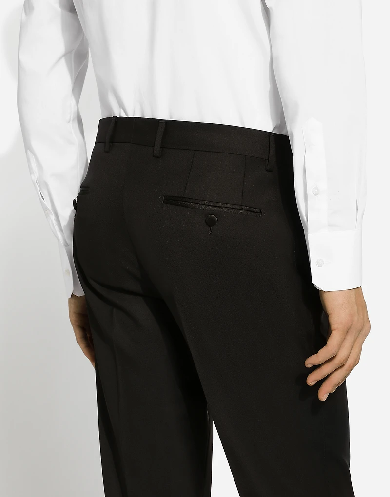 Single-breasted tuxedo suit