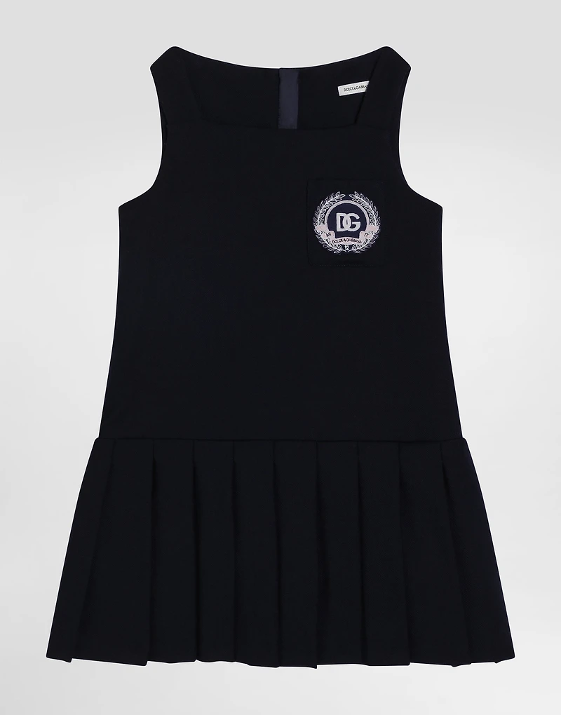 Wool canvas dress
