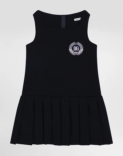 Wool canvas dress