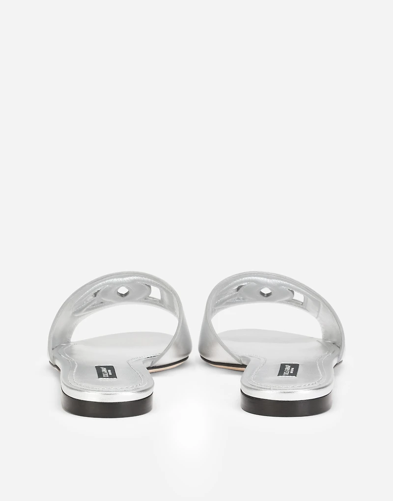 Nappa mordore slides with DG Millennials logo