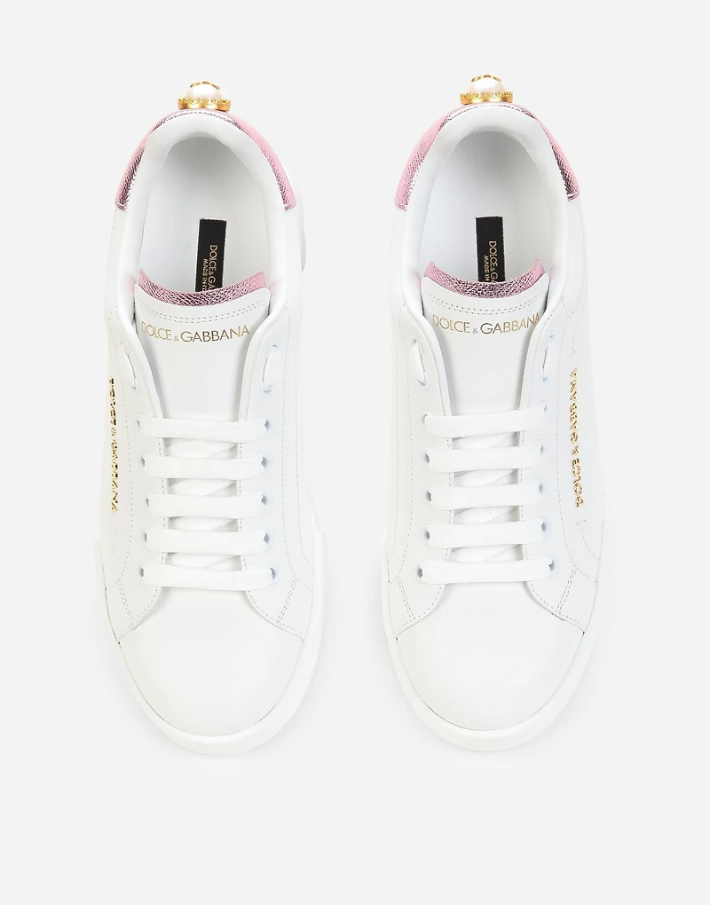 Portofino sneakers nappa calfskin with lettering