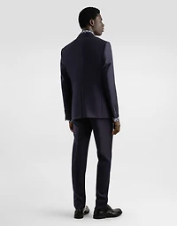 Printed silk twill martini shirt