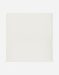 Knit blanket with jacquard logo