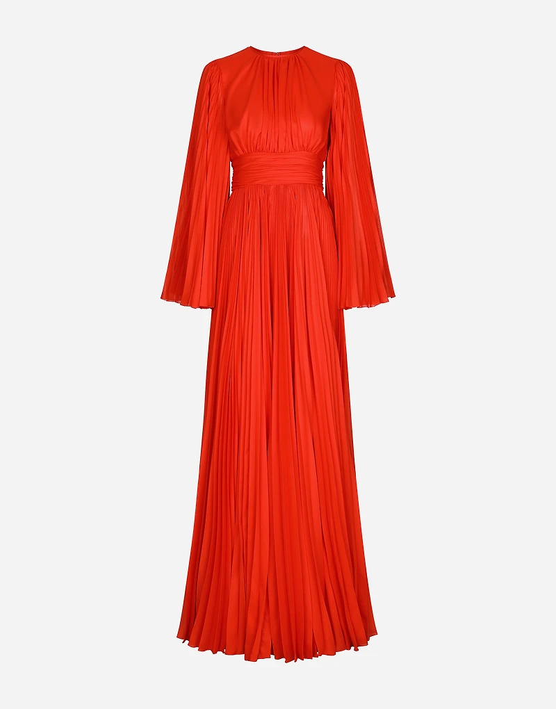 Long chiffon dress