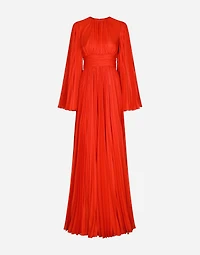 Long chiffon dress
