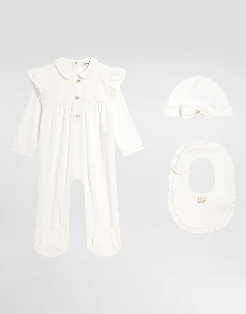 3-piece gift set in interlock jersey