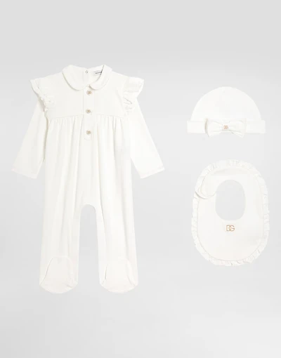 3-piece gift set in interlock jersey