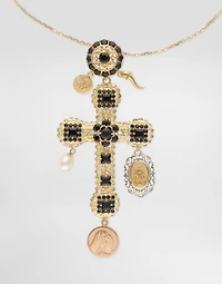 Sicily Necklace 18-carat yellow gold and black sapphires