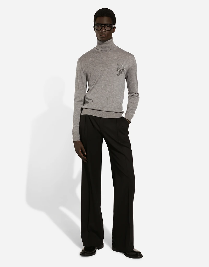 Cashmere turtle-neck sweater