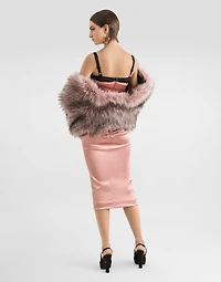 Short faux fur jacket