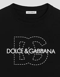Jersey T-shirt with Dolce&Gabbana logo