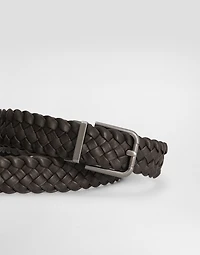 Woven goatskin belt