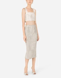 Crystal mesh top
