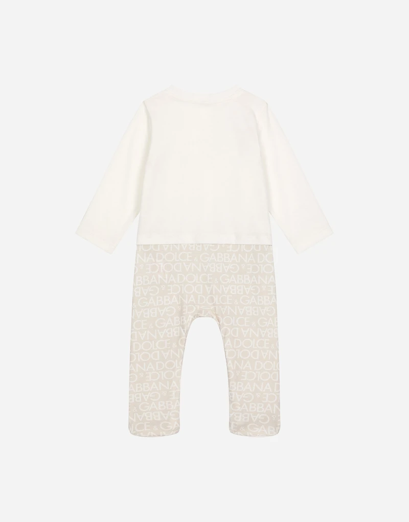 3-piece gift set jersey with all-over logo print