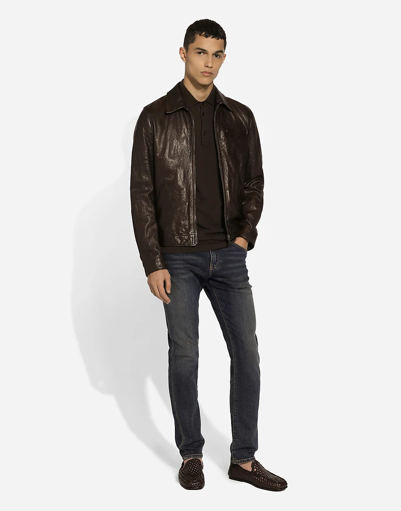 Leather jacket