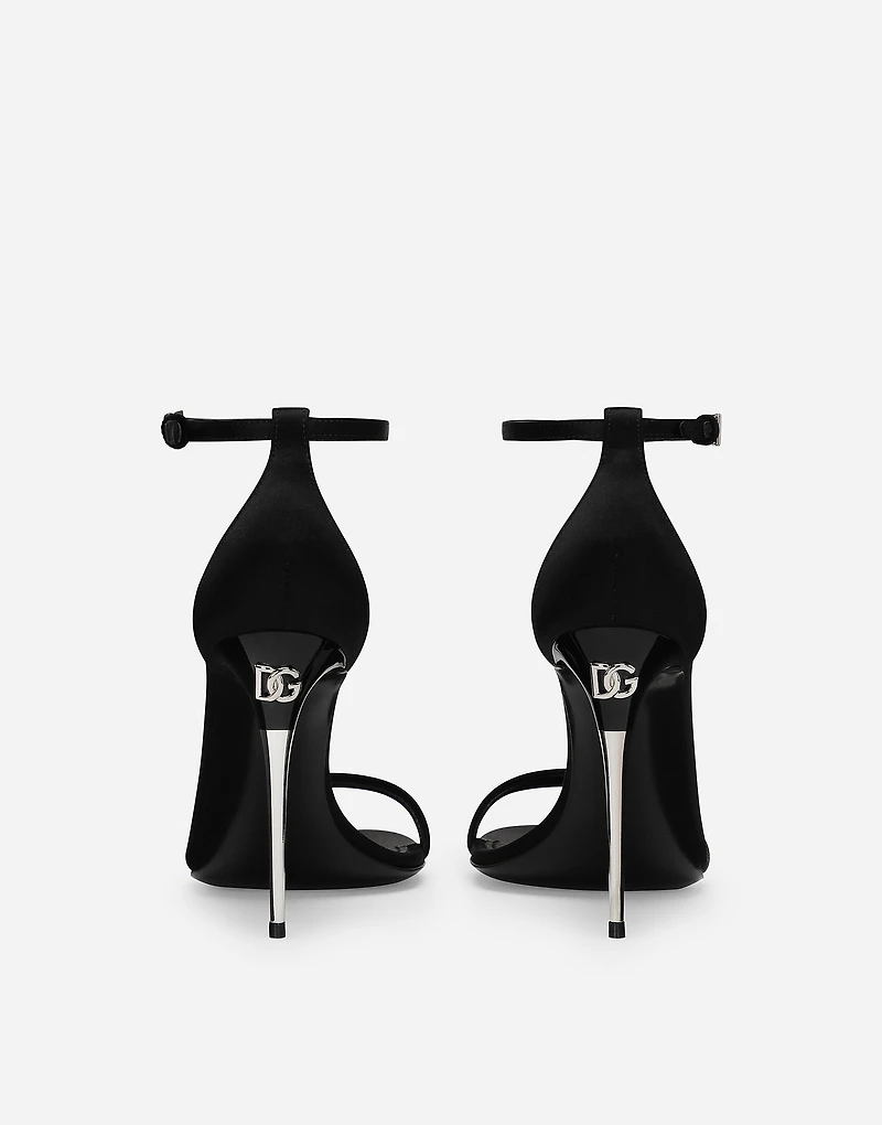 Satin sandals