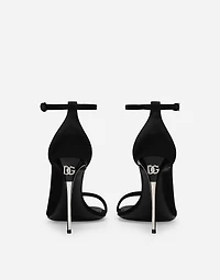 Satin sandals