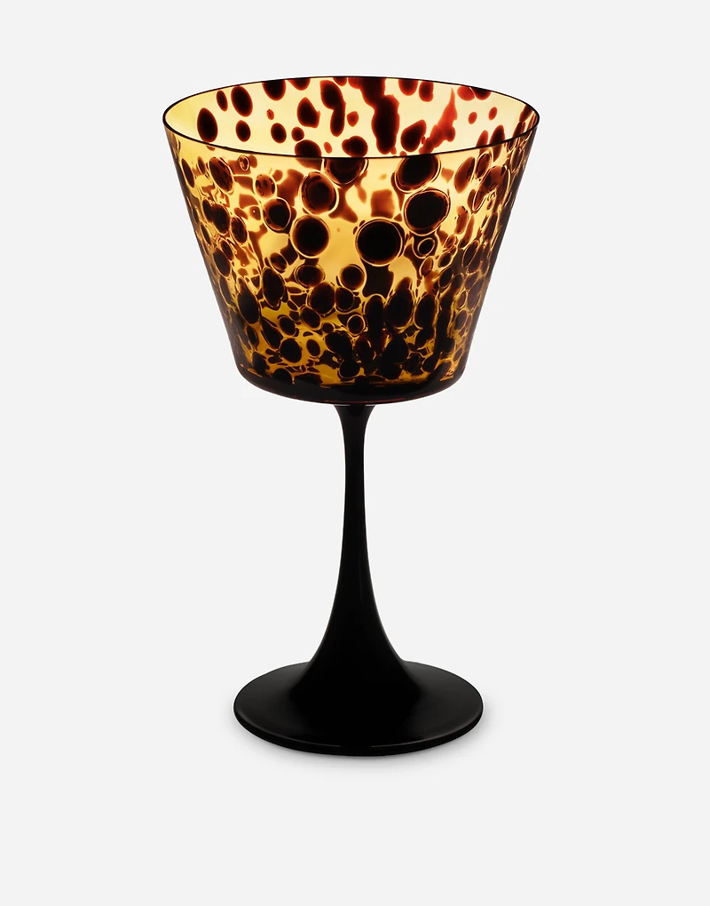 Hand-Blown Murano Martini Glass