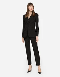 Ornamental jacquard Turlington blazer