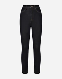 Deep blue stretch denim Grace jeans