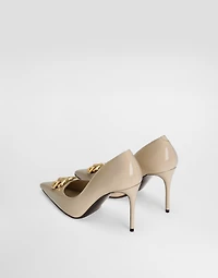 Calfskin pumps