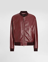 Sheepskin bomber jacket