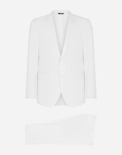 Single-breasted Taormina-fit suit