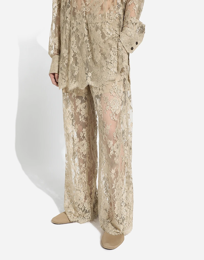 Tailored Galloon lace pants
