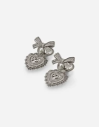 Devotion Earrings
 18-carat white gold and diamonds
