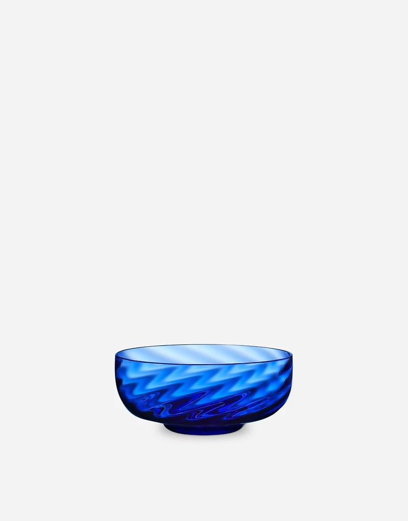 Set 2 Hand-Blown Murano Glass Ice Cream Bowls