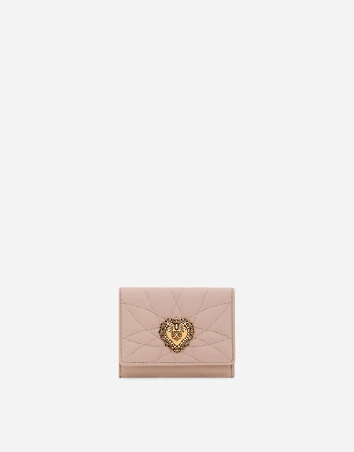 Small Devotion wallet in quilted nappa leather