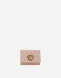 Small Devotion wallet in quilted nappa leather