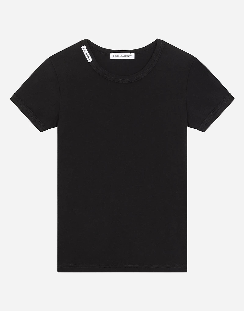 Short-sleeved jersey T-shirt two-pack